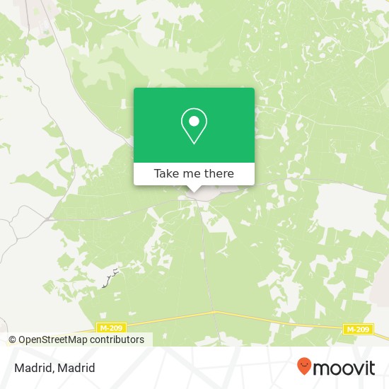 Madrid map