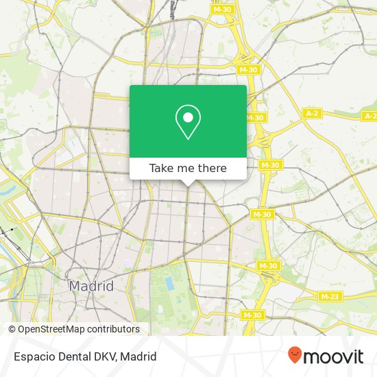 mapa Espacio Dental DKV