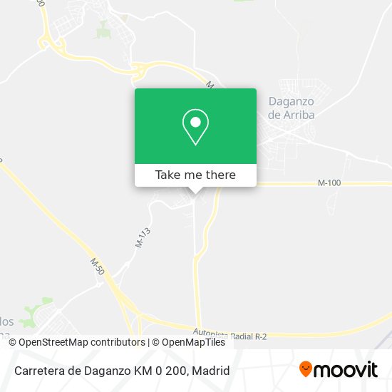 Carretera de Daganzo KM 0 200 map