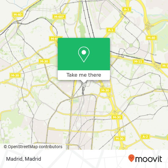 mapa Madrid