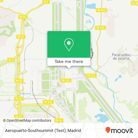 Aeropuerto-Southsummit (Test) map