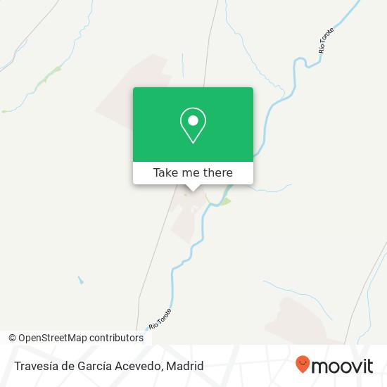 Travesía de García Acevedo map