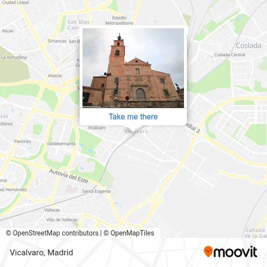 Vicalvaro map
