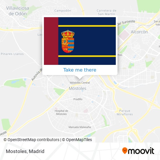 Mostoles map