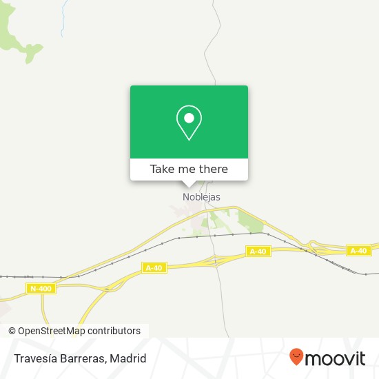 Travesía Barreras map