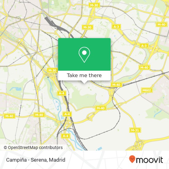 Campiña - Serena map