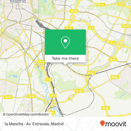 la Mancha - Av. Entrevias map