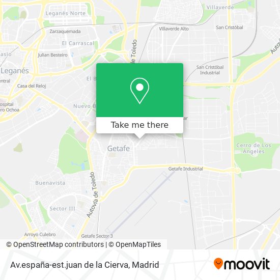 Av.españa-est.juan de la Cierva map