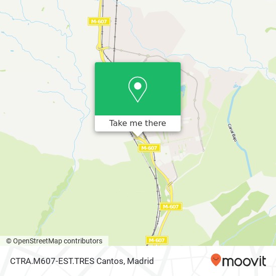 mapa CTRA.M607-EST.TRES Cantos