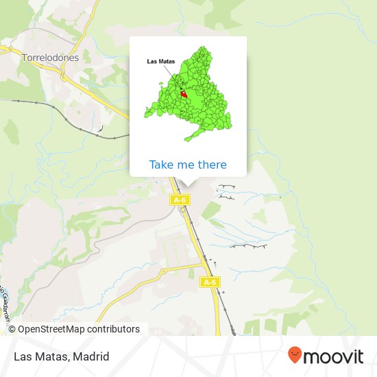 mapa Las Matas