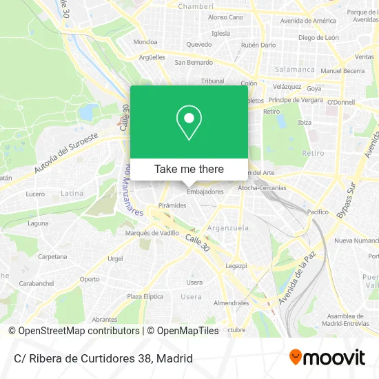 C/ Ribera de Curtidores 38 map