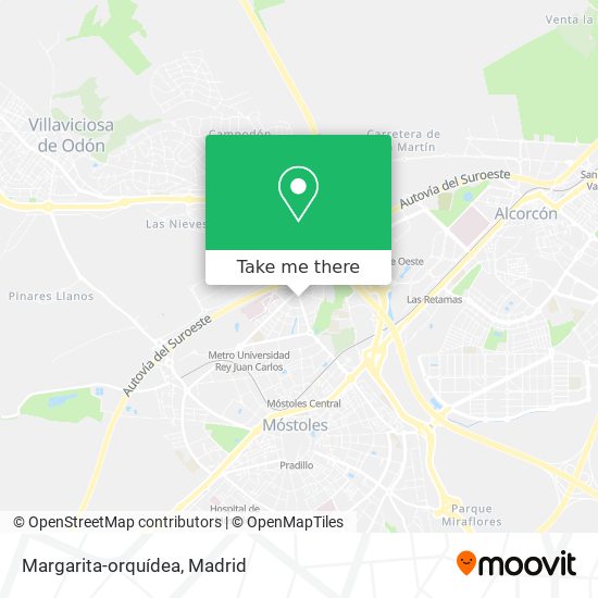 How to get to Margarita-orquídea in Móstoles by Bus, Metro or Train?