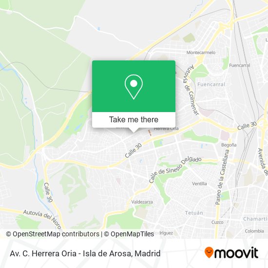 Av. C. Herrera Oria - Isla de Arosa map