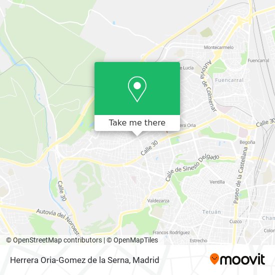 mapa Herrera Oria-Gomez de la Serna