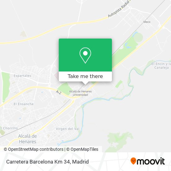 Carretera Barcelona Km 34 map