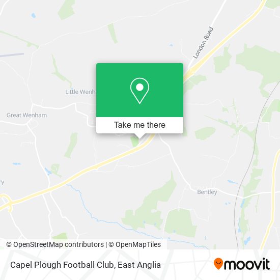 Capel Plough Football Club map