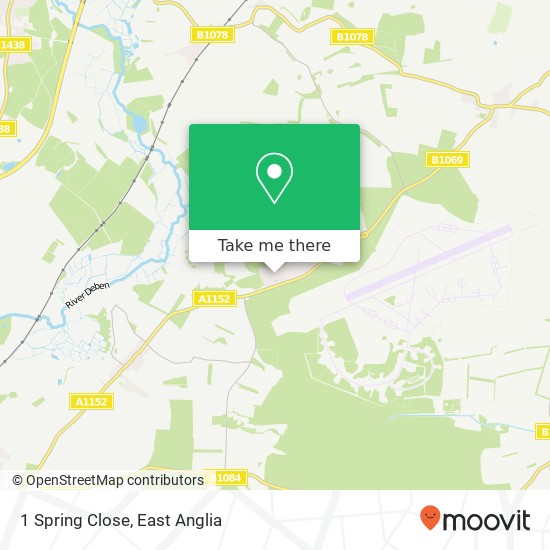 1 Spring Close, Rendlesham Woodbridge map