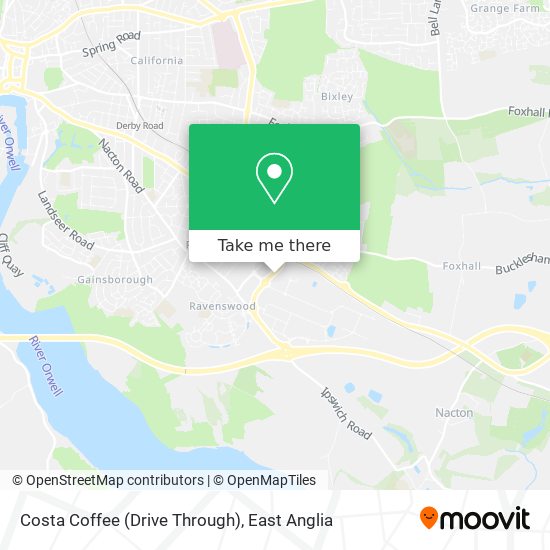 Costa Coffee (Drive Through) map