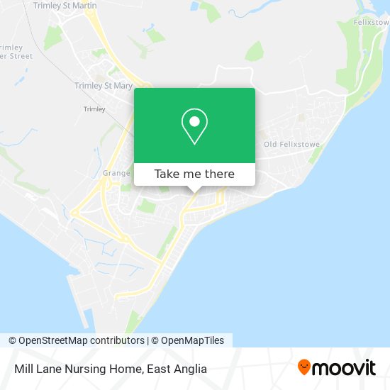 Mill Lane Nursing Home map