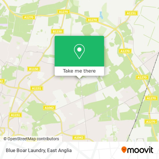 Blue Boar Laundry map