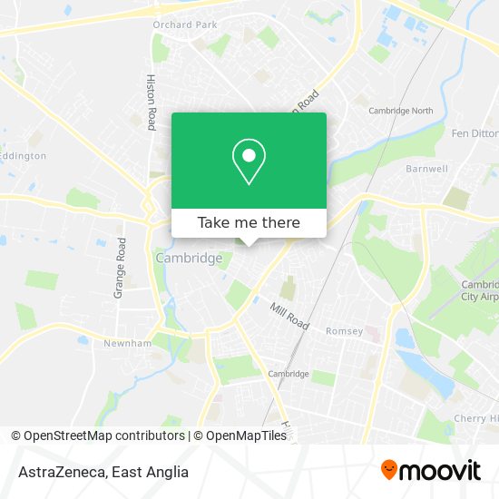 AstraZeneca map