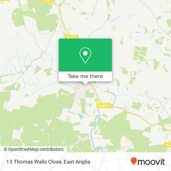 13 Thomas Walls Close, Grundisburgh Woodbridge map