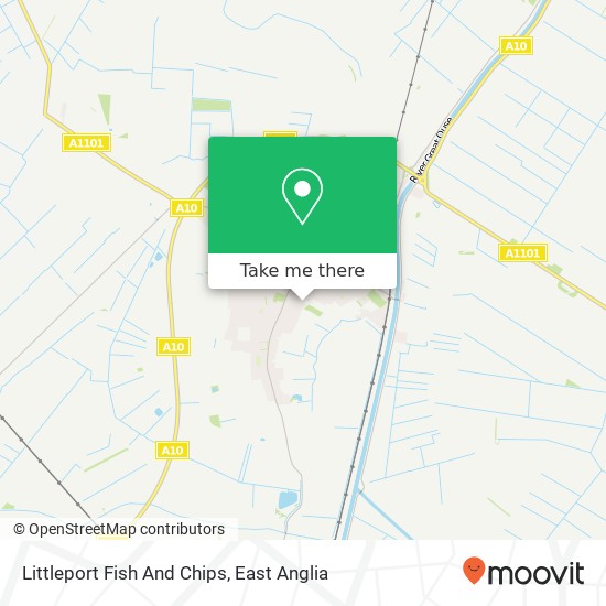 Littleport Fish And Chips, 1-21 Hitches St map