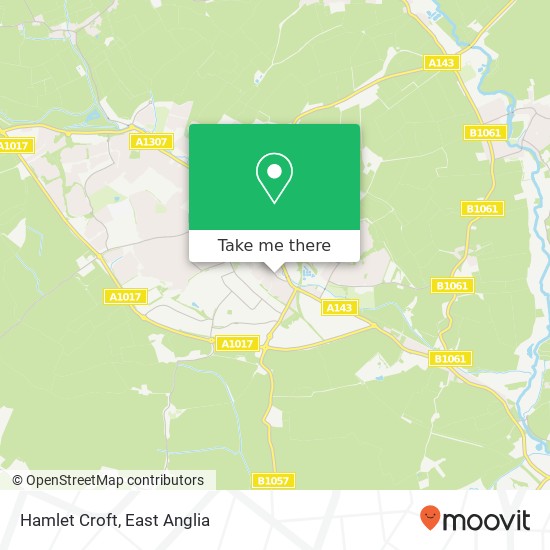 Hamlet Croft, Haverhill Haverhill map