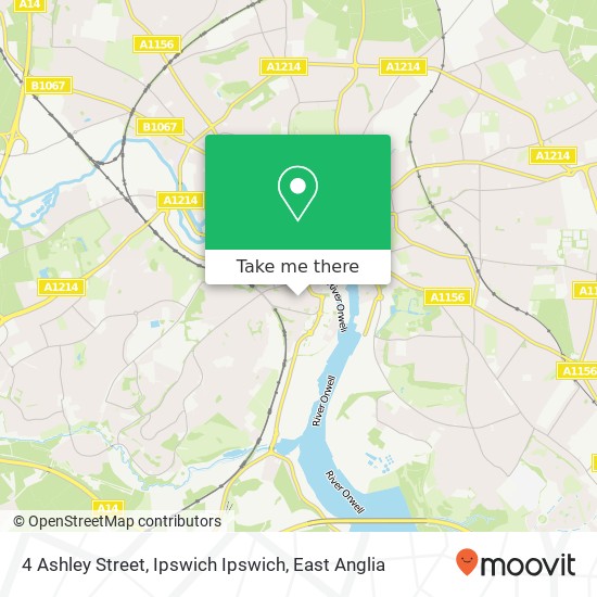 4 Ashley Street, Ipswich Ipswich map