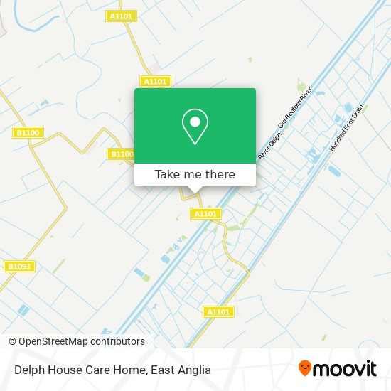 Delph House Care Home map