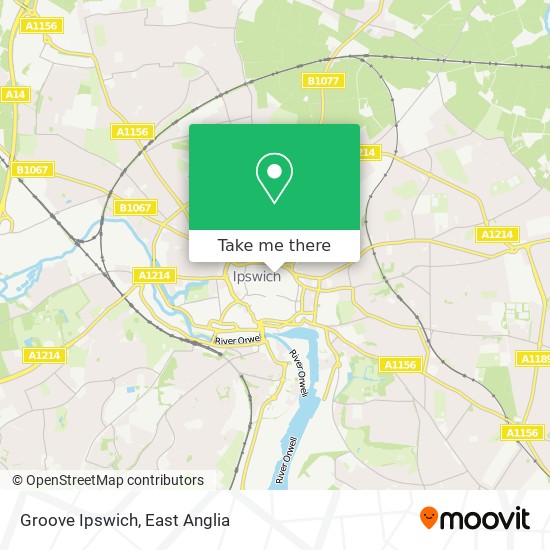 Groove Ipswich map