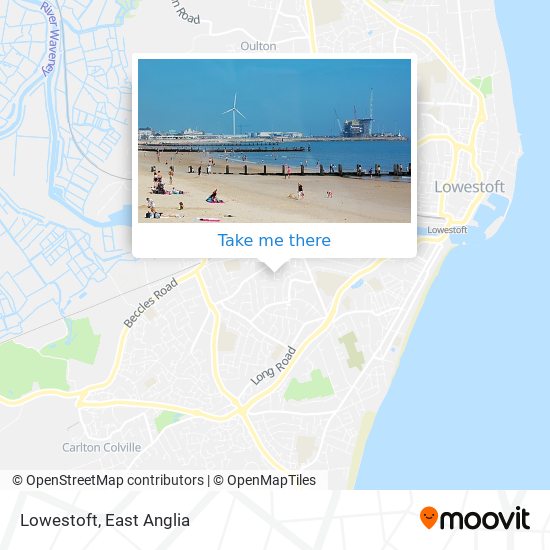 Lowestoft map