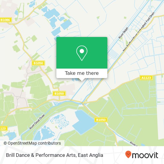 Brill Dance & Performance Arts, Short Drove Earith Huntingdon PE28 3 map