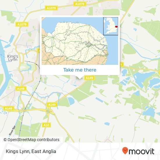 Kings Lynn map