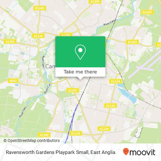 Ravensworth Gardens Playpark Small map
