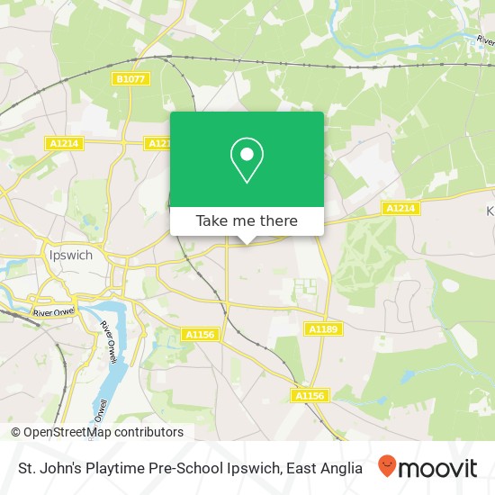 St. John's Playtime Pre-School Ipswich, Cowper Street Ipswich Ipswich IP4 5 map