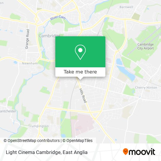 Light Cinema Cambridge map