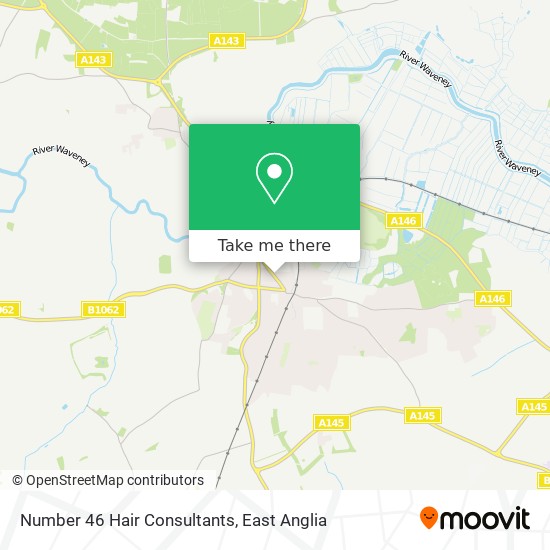 Number 46 Hair Consultants map