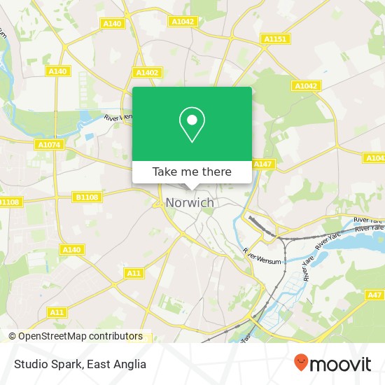 Studio Spark, St John Maddermarket Norwich Norwich NR2 1 map