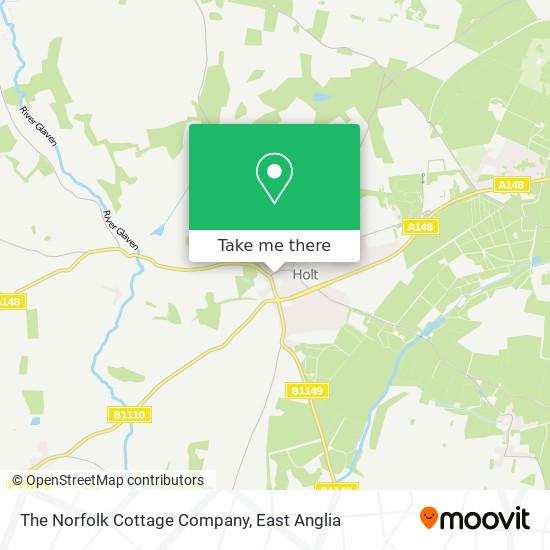 The Norfolk Cottage Company map
