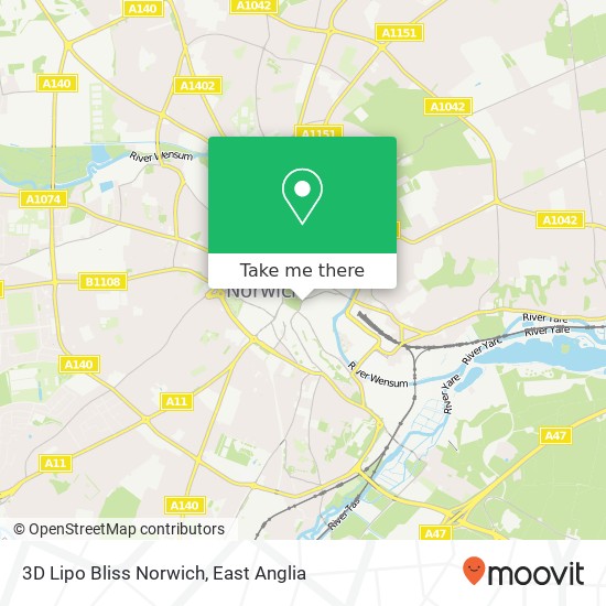 3D Lipo Bliss Norwich map