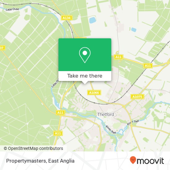 Propertymasters map