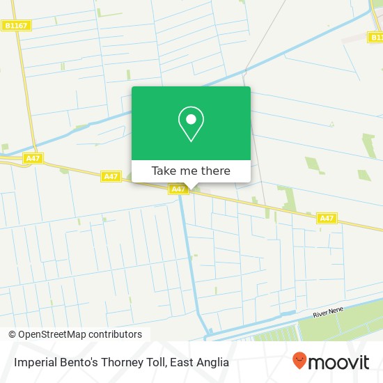 Imperial Bento's Thorney Toll, Main Road Guyhirn Wisbech PE13 4 map