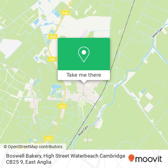 Boswell Bakery, High Street Waterbeach Cambridge CB25 9 map