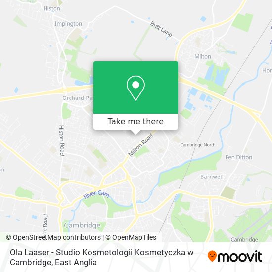 Ola Laaser - Studio Kosmetologii Kosmetyczka w Cambridge map