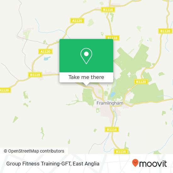 Group Fitness Training-GFT, Saxtead Road Framlingham Woodbridge IP13 9HE map