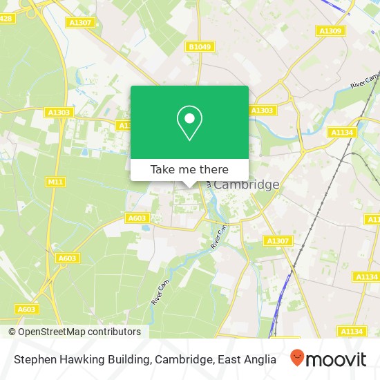 Stephen Hawking Building, Cambridge, 5 West Road Cambridge Cambridge CB3 9 map