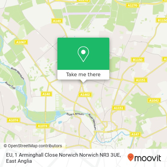 EU, 1 Arminghall Close Norwich Norwich NR3 3UE map