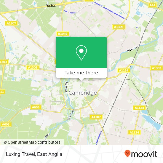 Luxing Travel map