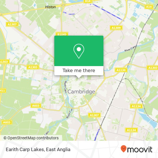 Earith Carp Lakes, Malcolm Street Cambridge Cambridge CB1 1 map